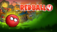 Red Ball 4 gameplay showing a red ball platformer adventure game rolling and jumping through obstacle-filled levels to defeat enemies and save the world.