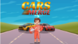 Cars Merge gameplay featuring a collection of upgraded vehicles ready for racing in a management game on classroom4x.dev