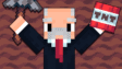 Cube Miner gameplay featuring a character mining resources in a vibrant, blocky world on classroom4x.dev