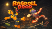 Ragdoll Drop physics game on classroom4x.dev
