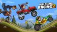 Hill Climb Racing 2 gameplay featuring an off-road car climbing a steep hill