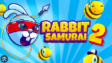 Rabbit Samurai 2 gameplay featuring a ninja bunny adventure