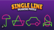 Single line path tracing across dots in Single Line Puzzle