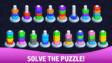 Sort Puzzle Nuts and Bolts gameplay featuring colorful hardware pieces