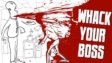 Classic Whack Your Boss office setting with interactive objects