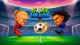 Big-headed soccer characters competing for the ball in an online match of GoalHeads.io