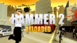 A heavily armed operative standing in an urban street holding dual pistols in Hammer 2: Reloaded
