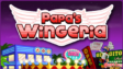 Arranging crispy sauce-coated chicken wings and celery sticks on a platter in Papa's Wingeria