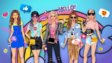 A group of stylish college girls wearing trendy outfits on campus in College Girls Team Makeover